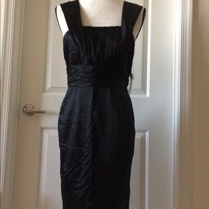 DonnaMorgan satin dress.